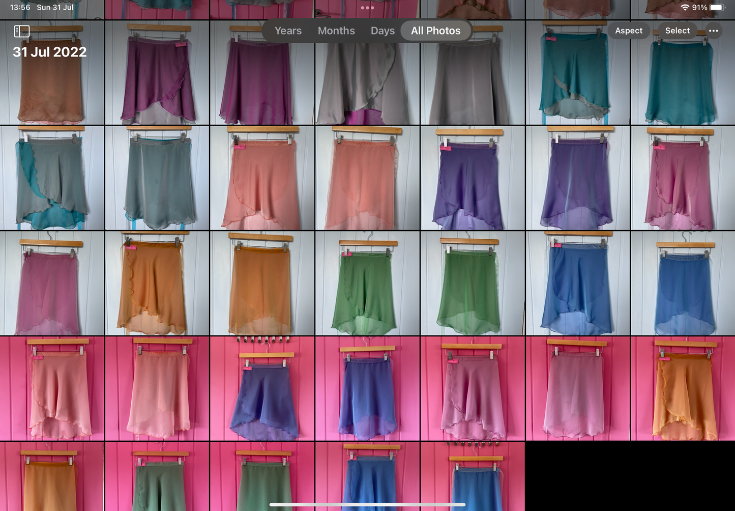 Customisable Ballet Wrap Layer Skirt