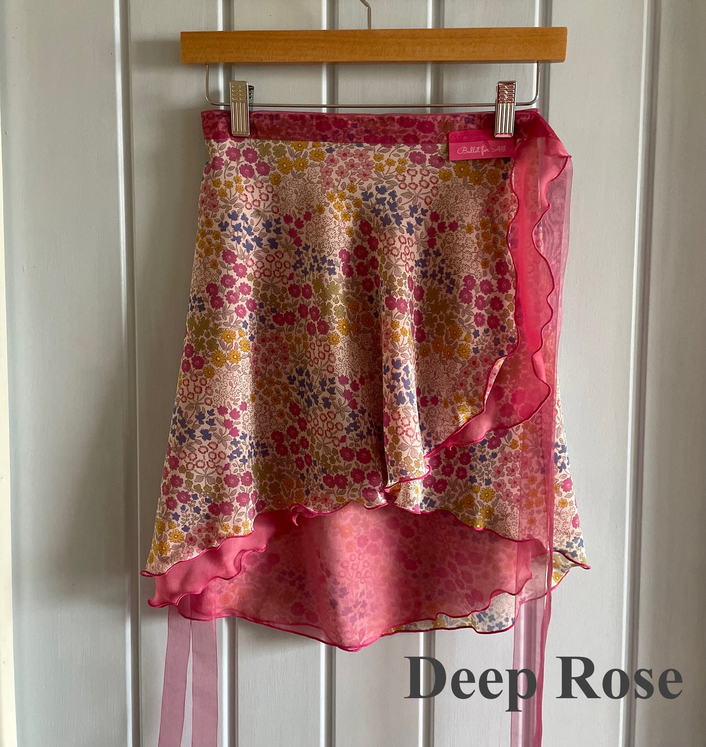 Little Flower- Two Layers Wrap with printed fabric